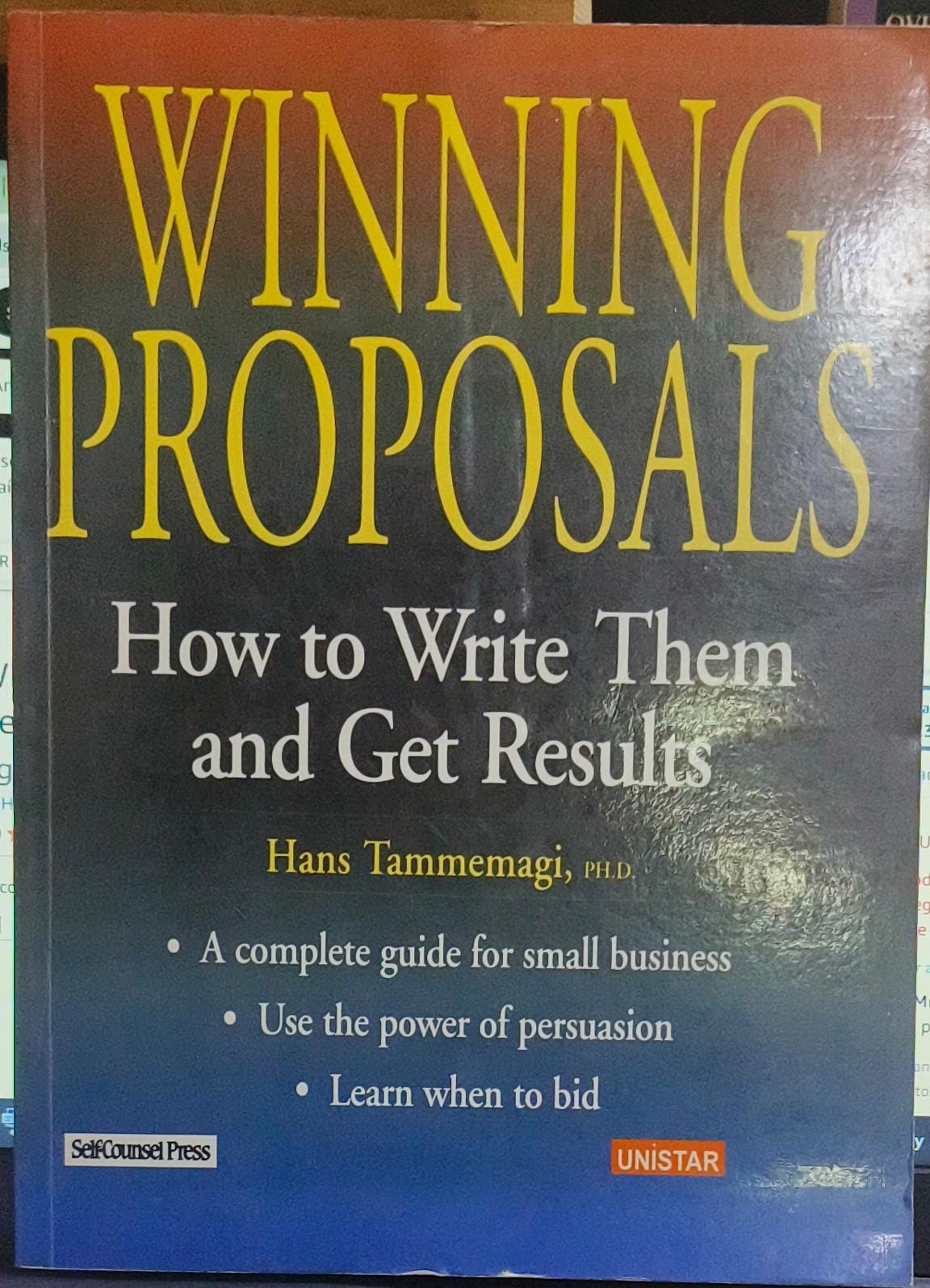 Winning Proposals [Rare books]