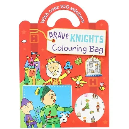 Brave knights colouring bag