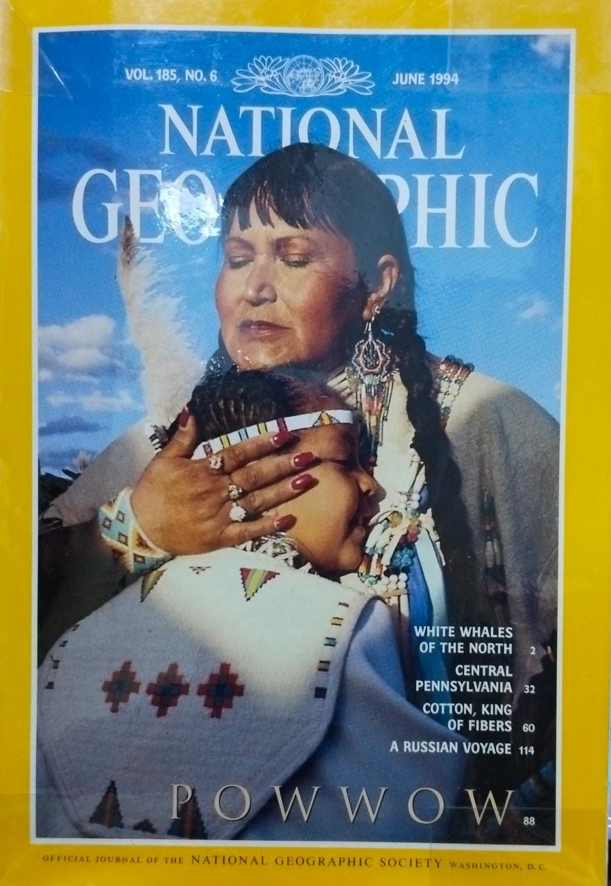 Powwow [national geographic][rare books][june 1994]