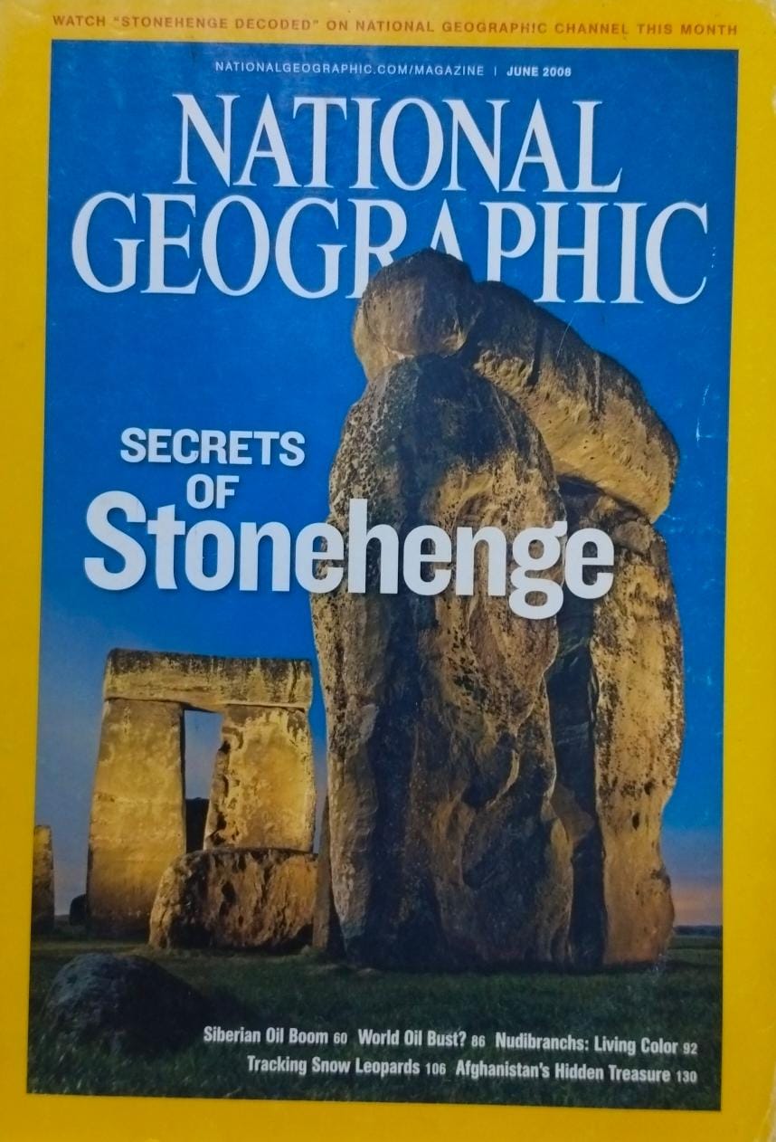 Secrets of stonehenge [national geographic][rare books][june 2008]