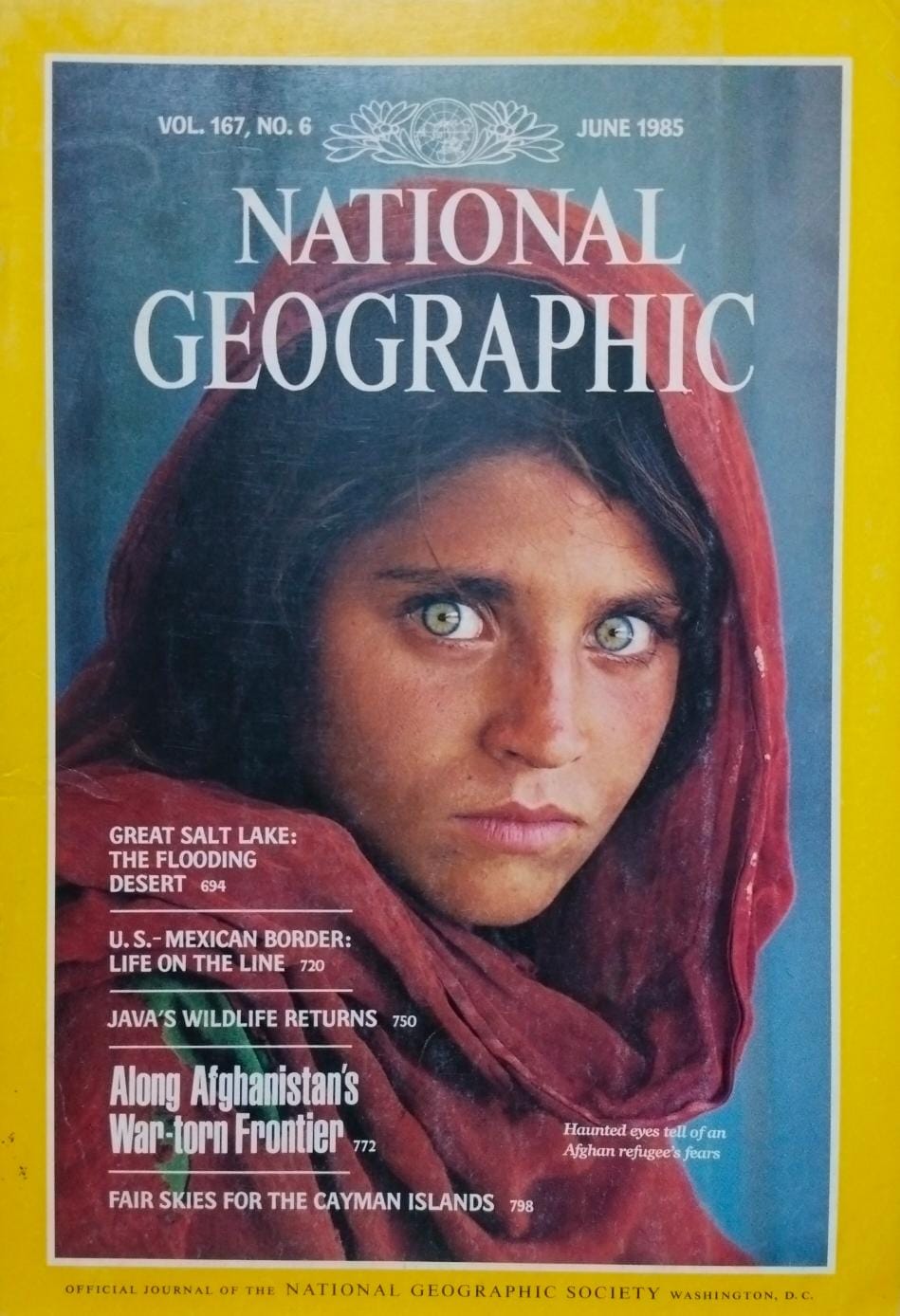 Great salt lake [national geographic][rare books][june 1985]