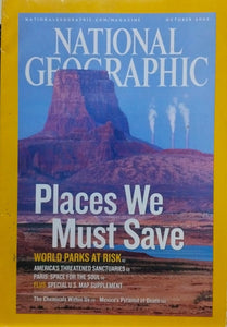 Places we must save [national geographic][rare books][october 2006]