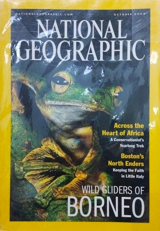 Wild gliders of borneo [national geographic][rare books][october 2000]