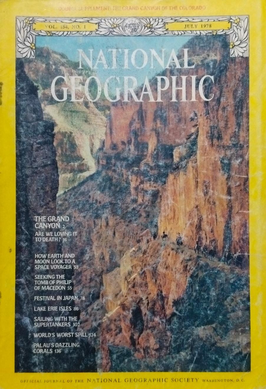 The grand canyon [national geographic][rare books][july 1978]