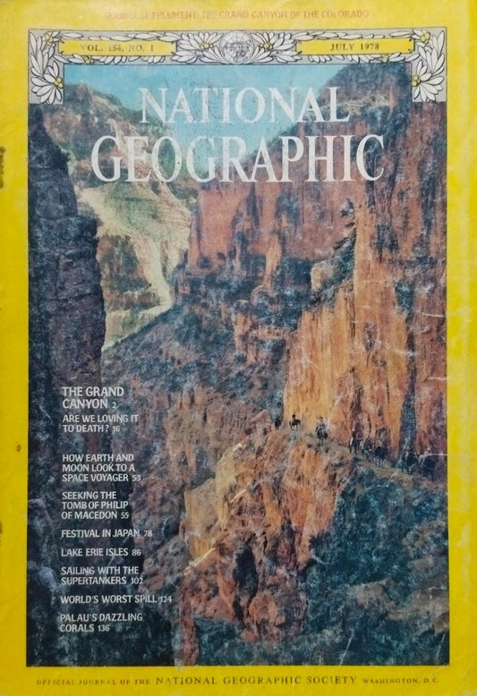 The grand canyon [national geographic][rare books][july 1978]