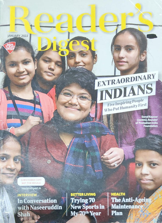 Reader’s Digest January-2022 Extraordinary Indians [rare books]