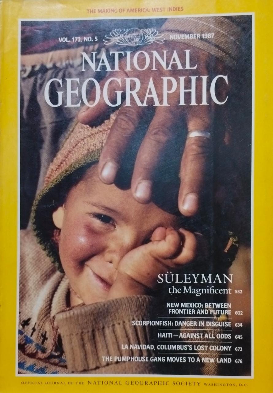 Suleyman the magnificent [national geographic][rare books][november 1987]
