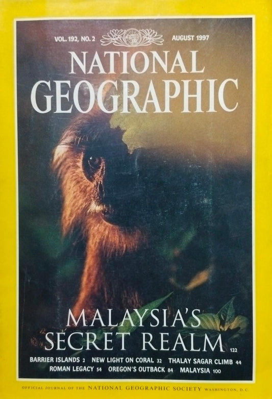 Malaysia's secret realm [national geographic][rare books][august 1997]