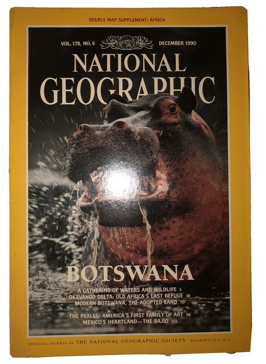 Botswana [National Geographic] [December 1990] VOL 178 NO. 6 [RARE BOOKS]