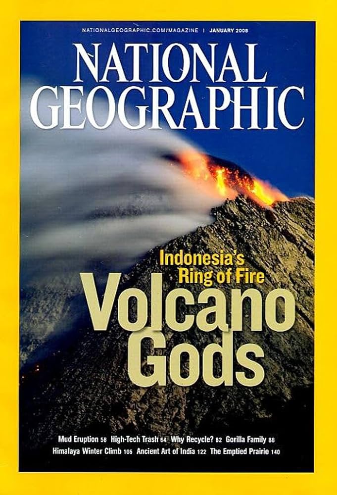 Volcano Gods [National geographic][rare books][January 2008]