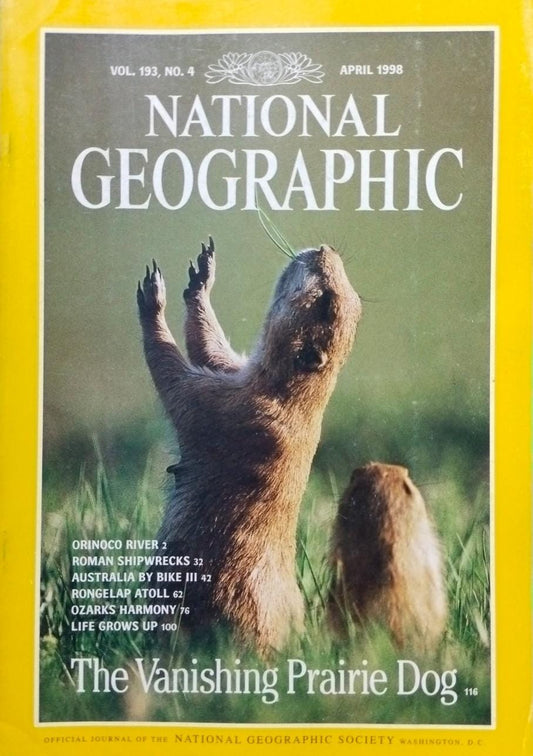 The vanishing prairie dog [national geographic][rare books]