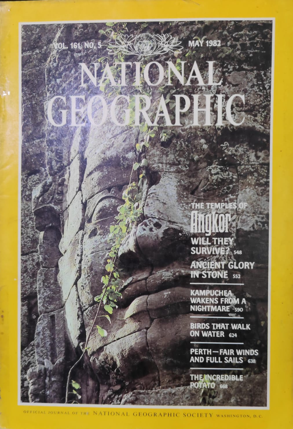 The Temples Of Angkor Will They Survive? [National geographic][rare books][May 1982]