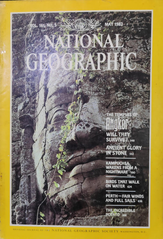 The Temples Of Angkor Will They Survive? [National geographic][rare books][May 1982]