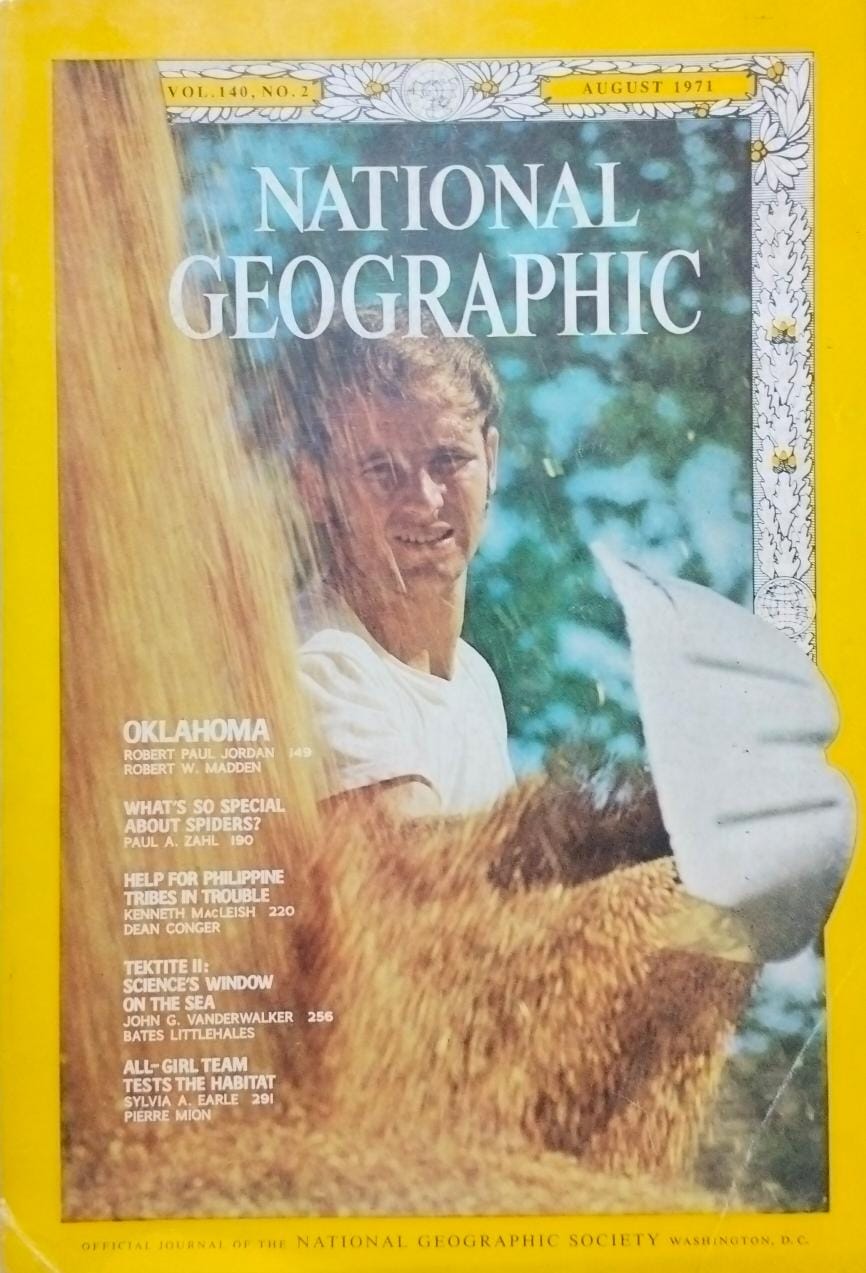 Oklahoma [national geographic][rare books][august 1971]