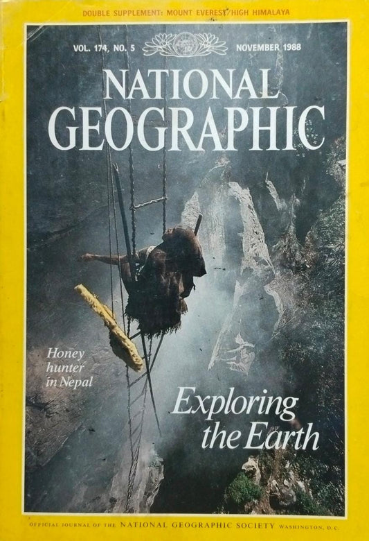 Exploring the earth [national geographic][rare books][november 1988]