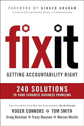 Fix it: getting accountability right [hardcover]