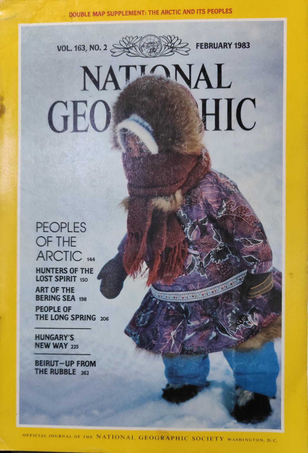 Peoples Of The Arctic [National geographic][rare books][February 1983]