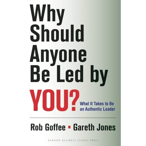 Why Should Anyone Be Led by You? [HARDCOVER] (RARE BOOKS)