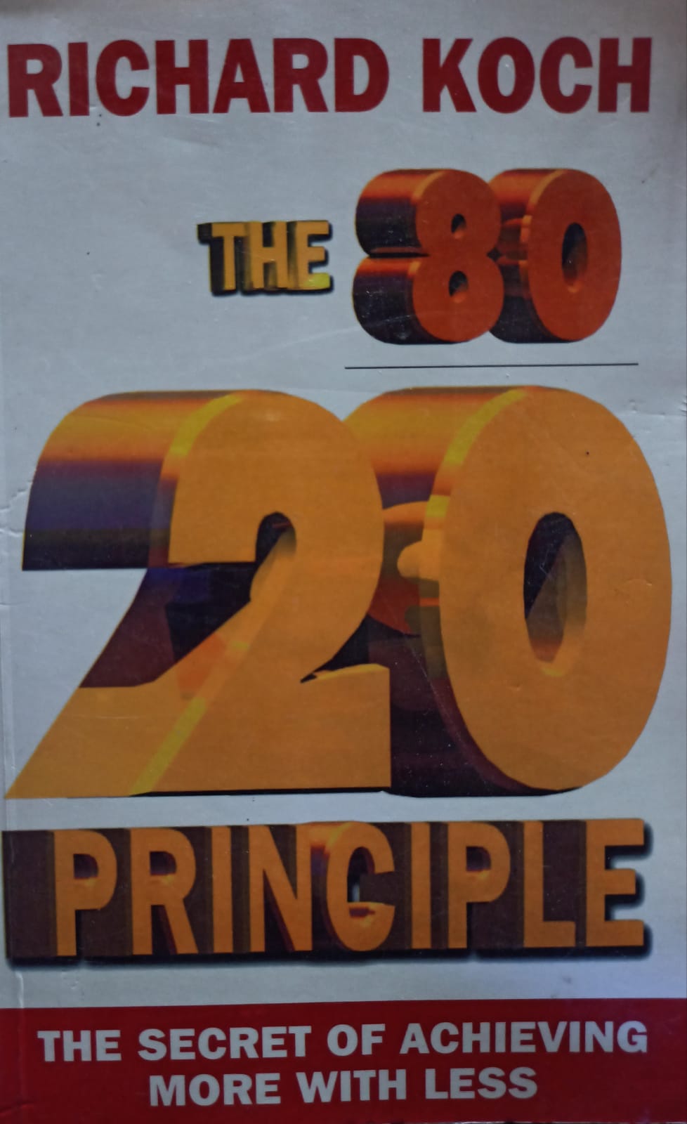 The 80/20 principle: the secret to achieving more with less