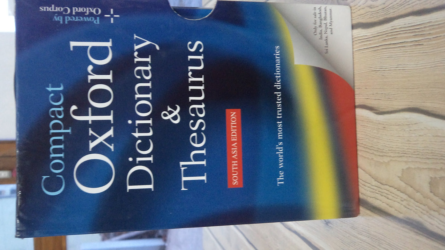 Compact oxford dictionary & thesaurus [hardcover] [box set] (rare books)