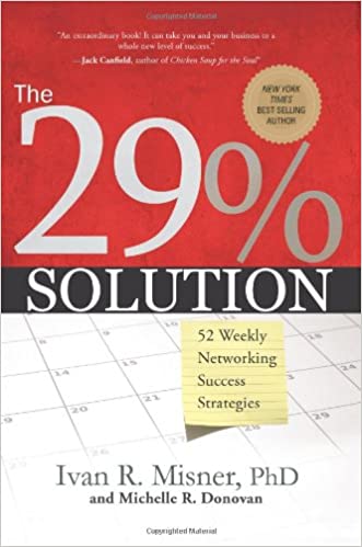 29% Solution: 52 Weekly Networking Sucess Strategies {Hardcover} (RARE BOOKS)