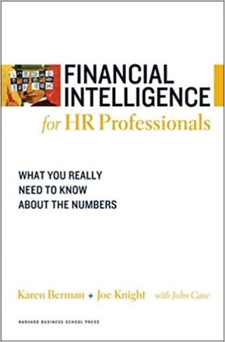 Financial Intelligence for HR Professionals (RARE BOOKS)