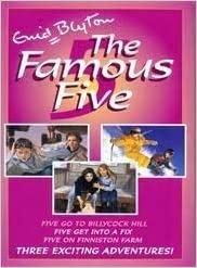 3 IN 1 the famous five :five go to the billycock hill ,five get into a fix &five on finniston farm