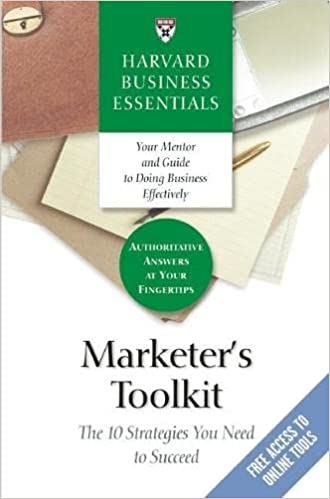 Harvard business essentials: marketer's toolkit (rare books)