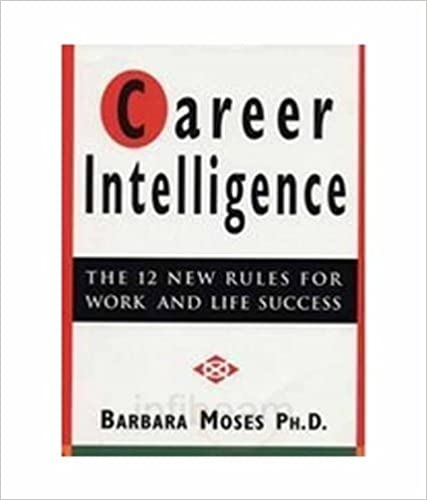 Career Intelligence by Barbara Moses [rare books]