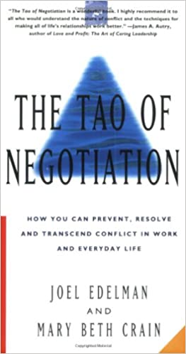 The Tao of Negotiation by Joel Edelman |Mary Beth Crain [rare books] [hardcover]
