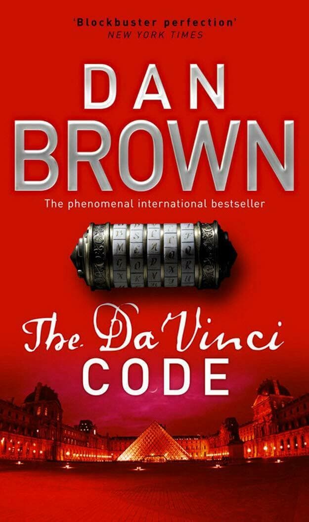 The da vinci code by Dan Brown