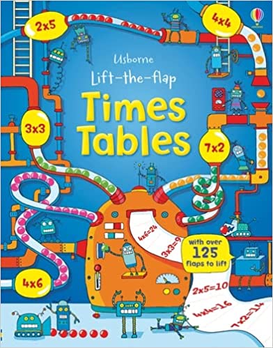 Usborne Lift-the-Flap Times Tables (Lift-the-flap Maths) (Hardcover) [board book]
