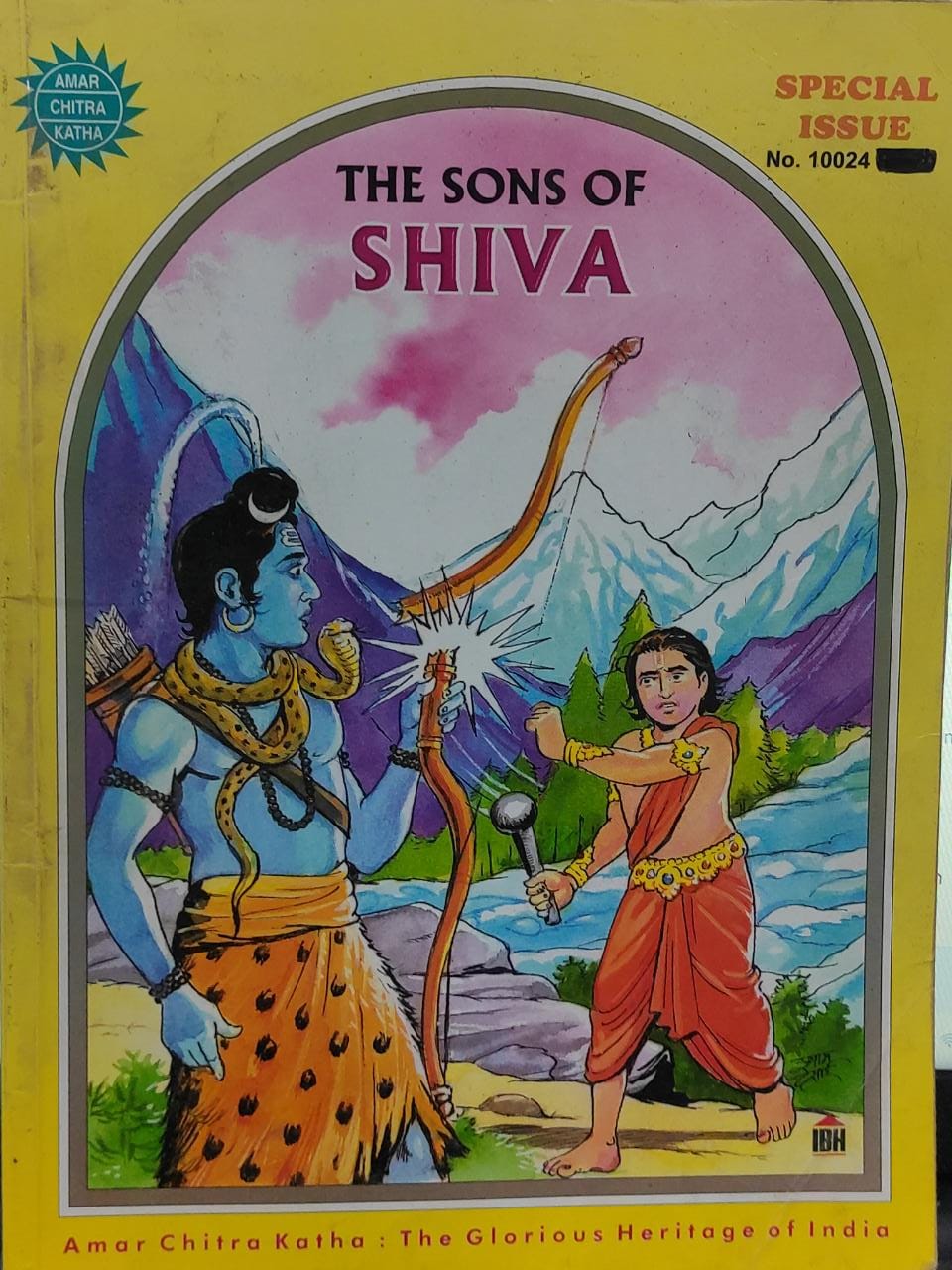 THE SONS OF SHIVA SPECIAL ISSUE NO.10024 (Amar Chitra Katha) [GRAPHIC NOVEL]