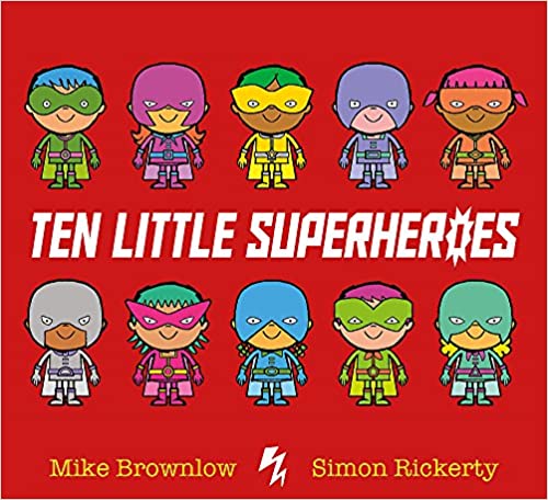 Ten Little Superheroes (BOARDBOOK)