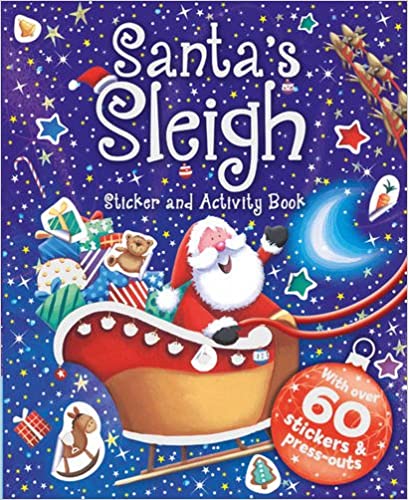 Santa's Sleigh (Stiker & A Christmas Activity)