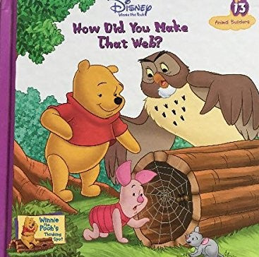 Disney Winnie the pooh - how did you make that web? [HARDCOVER]