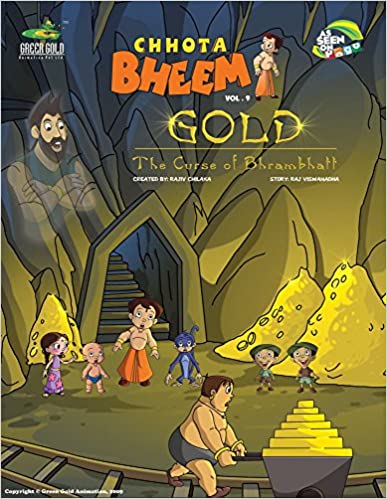 Chhota Bheem in Gold - The Curse of Bhrambhatt - Vol. 9 [GRAPHIC NOVEL]