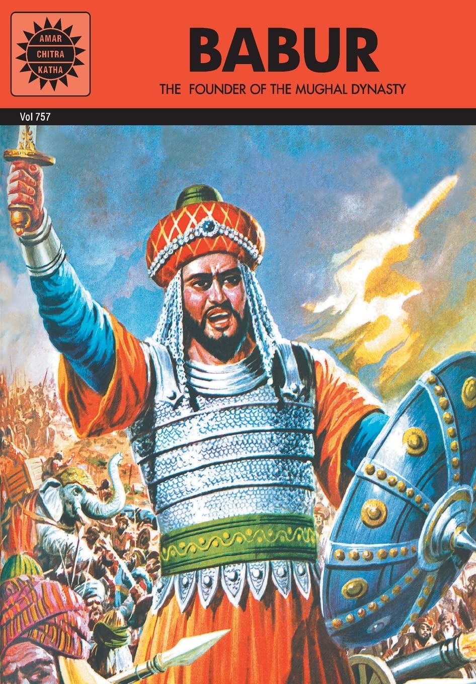 Babur (amar chitra katha) [graphic novel]