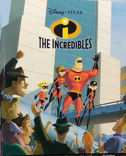 DISNEY PIXAR THE INCREDIBLES ( PALM SIZE )