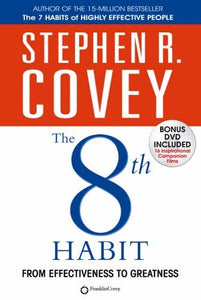 The 8th habit: from effectiveness to greatness by Stephen R. Covey [with CD ] [hardcover] (rare books)