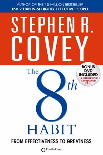 The 8th habit: from effectiveness to greatness by Stephen R. Covey [with CD ] [hardcover] (rare books)