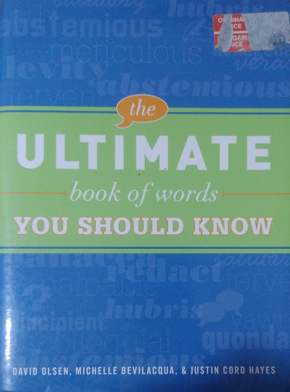 The Ultimate Book of Words You Should Know (RARE BOOKS)