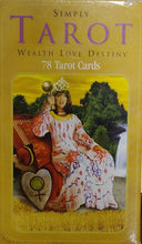 Load image into Gallery viewer, Simply Tarot wealth love destiny [BOOK WITH 78 CARDS]
