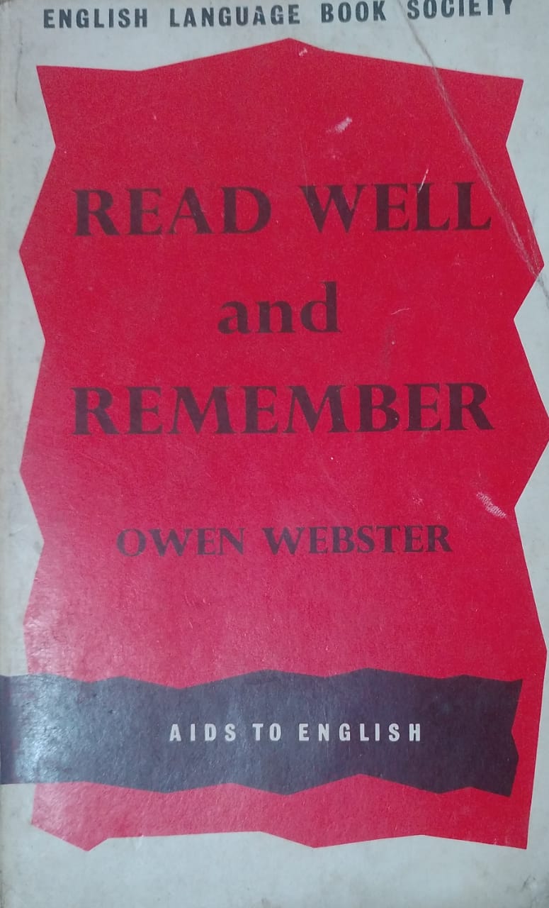Read well and Remember (RARE BOOKS)