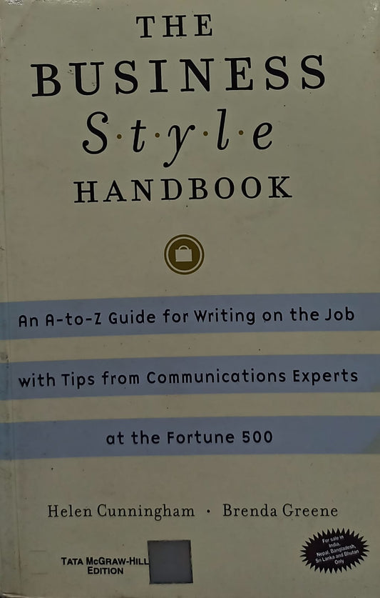 The Business Style Handbook (RARE BOOKS)