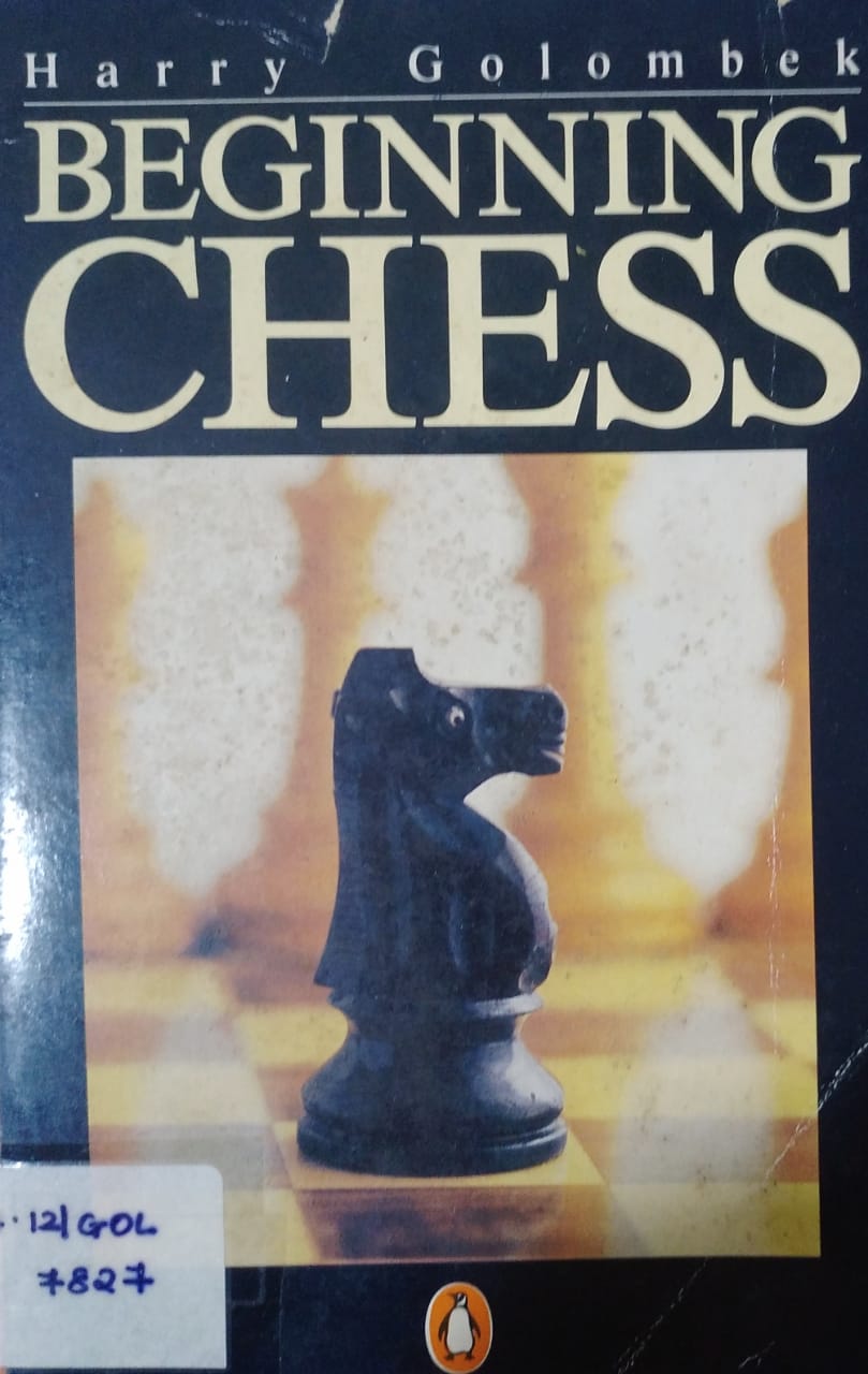 Beginning Chess (Penguin Handbooks)(RARE BOOKS)
