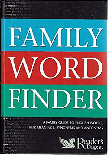 Family Word Finder (READERS DIGEST) [Hardcover] [RARE BOOKS]