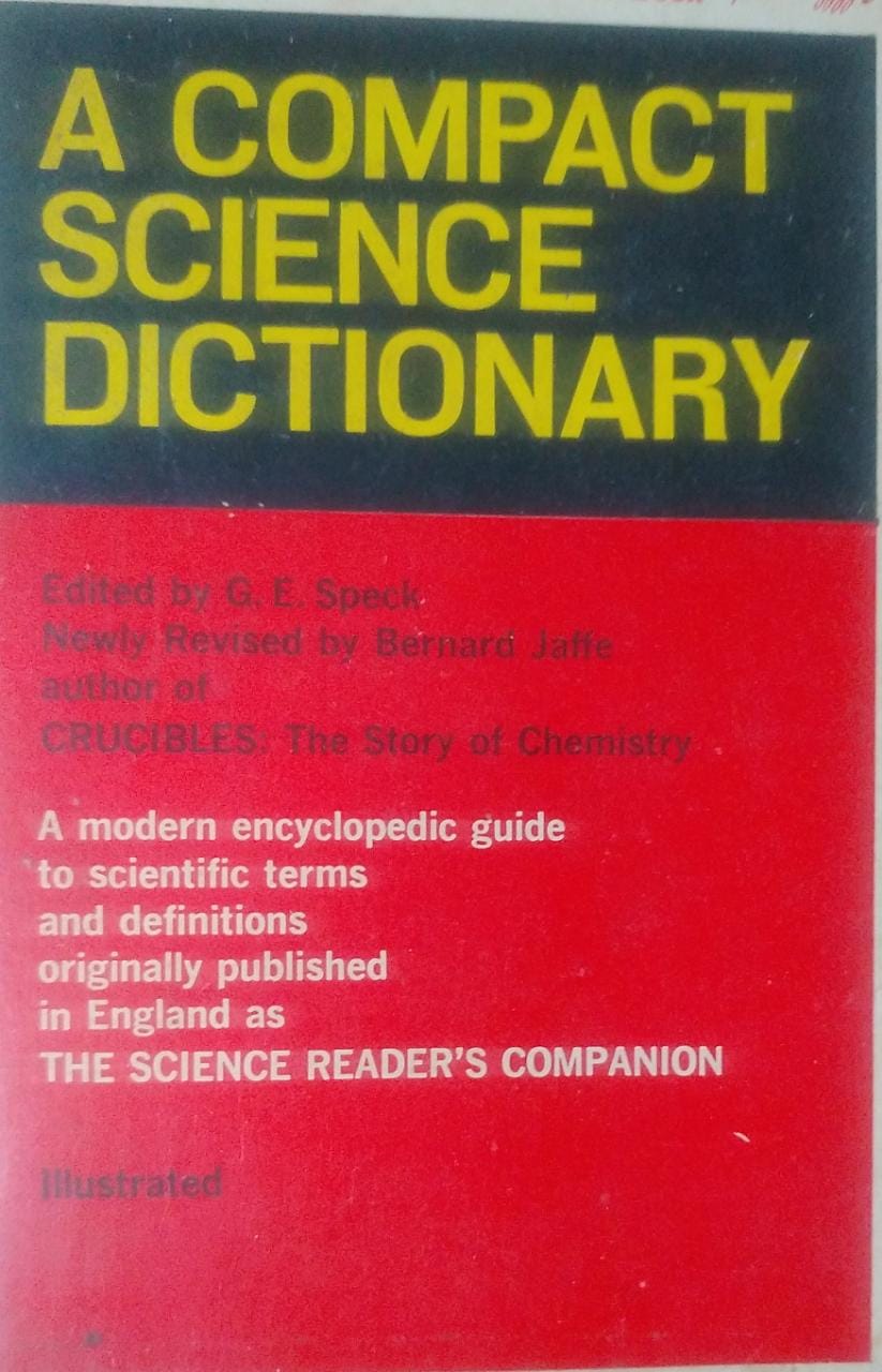 A compact science dictionary (rare books)