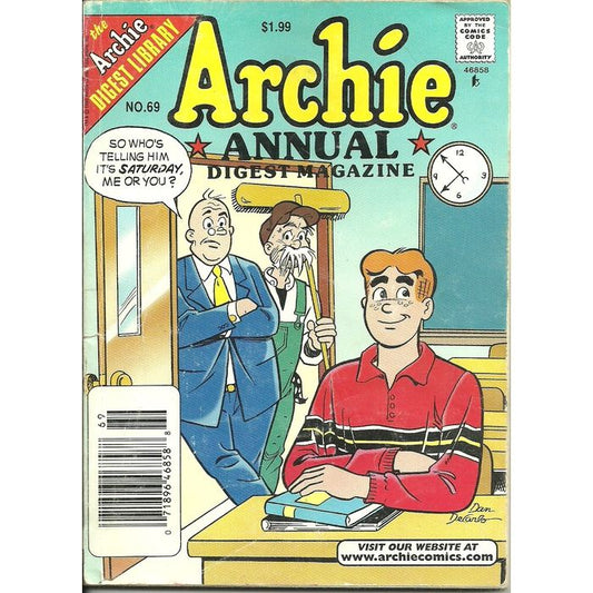Archie Annual Digest Magazine Comic #69