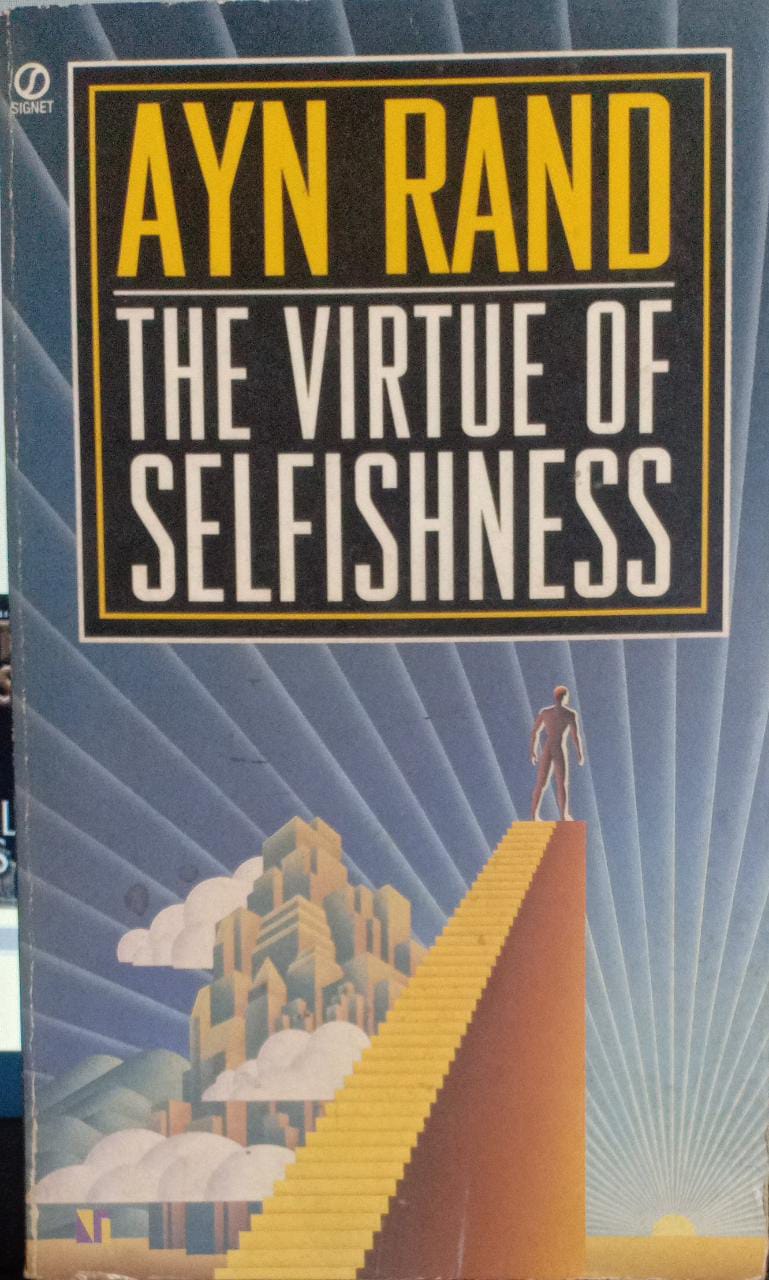 The Virtue of Selfishness by Ayn Rand (Same Cover) Old Edition [Rare books]